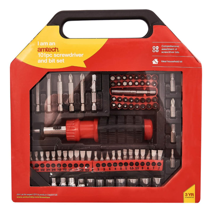 Amtech 101 Piece Screwdriver And Bit Set