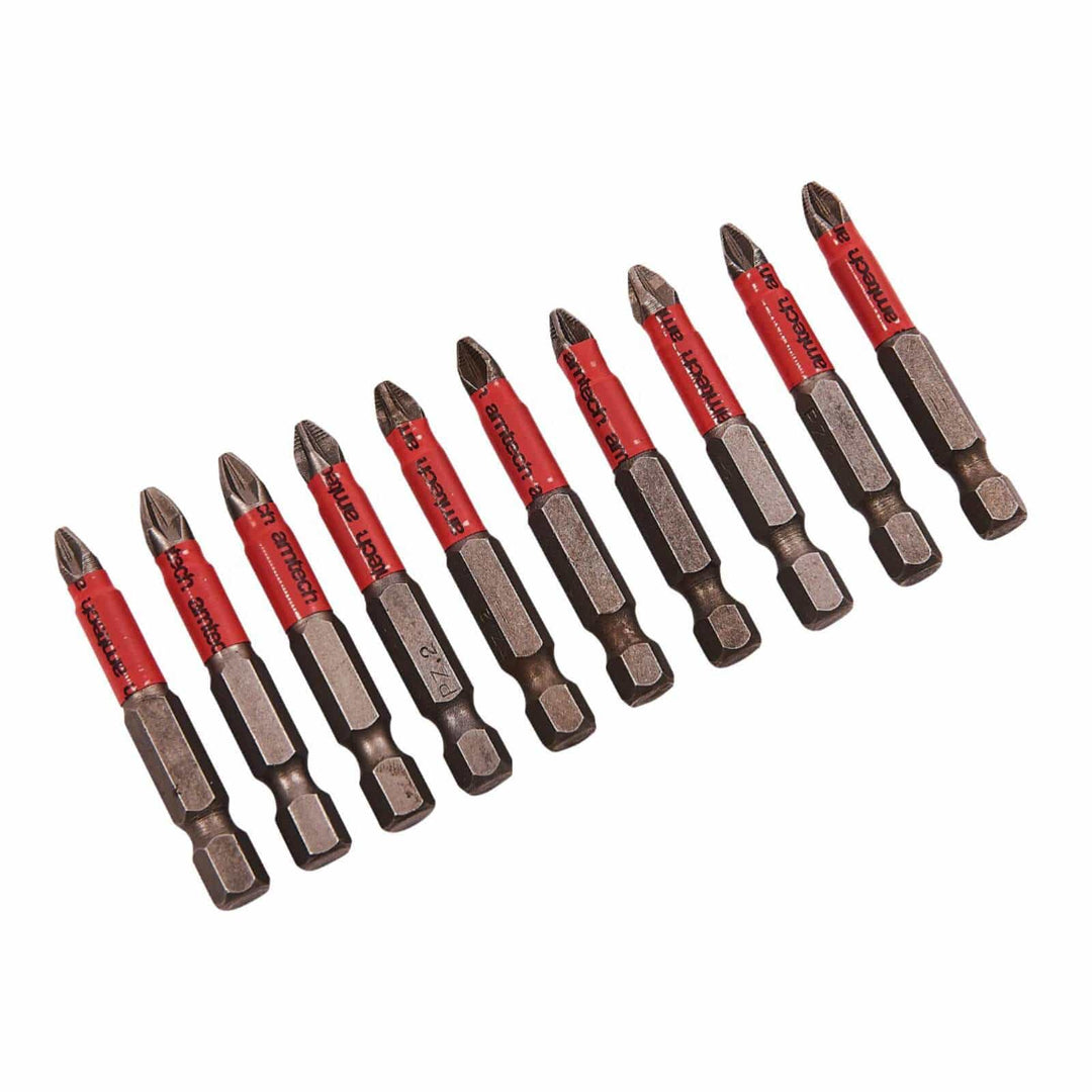 Amtech 10 Piece Non Slip Bit Set 50mm/70mm 50mm