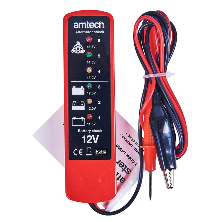 Amtech Battery &amp; Alternator Tester 12 Volts DC Systems