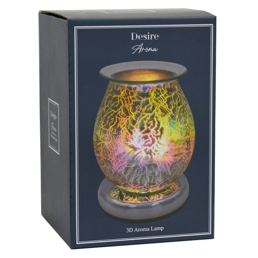 3D Lightning Aroma Lamp Wax Melt Oil Warmer Touch Light 15cm