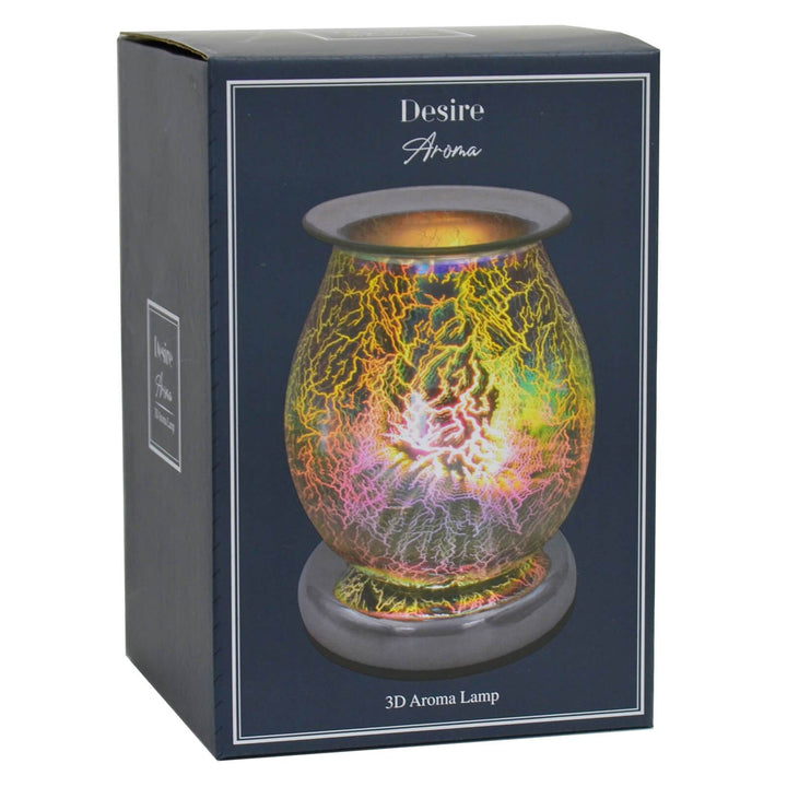 3D Lightning Aroma Lamp Wax Melt Oil Warmer Touch Light 15cm