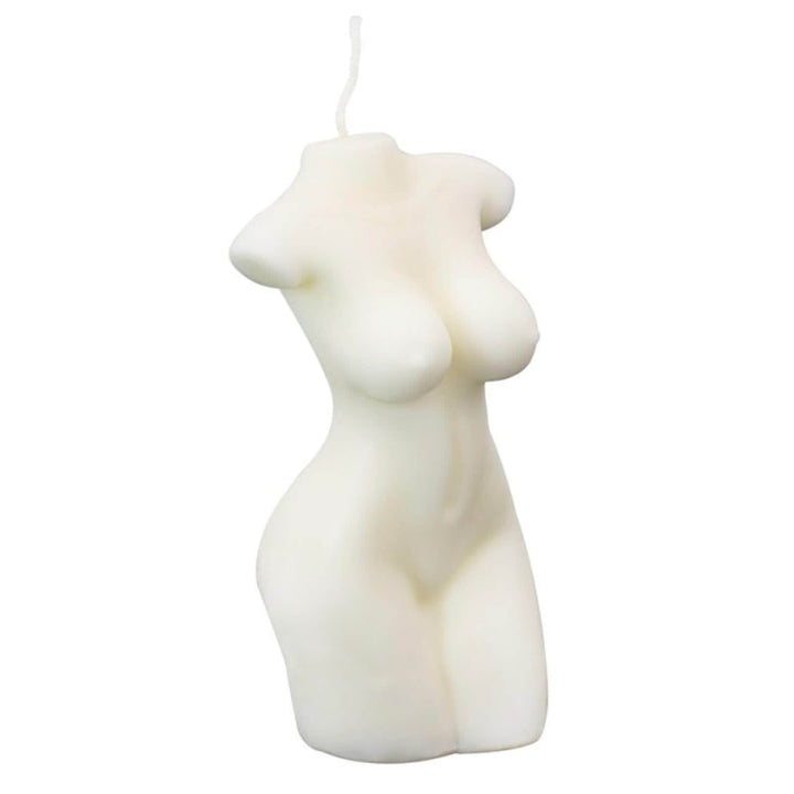 Scented Body Candle Female Torso Shape Wax Sculpture 15cm