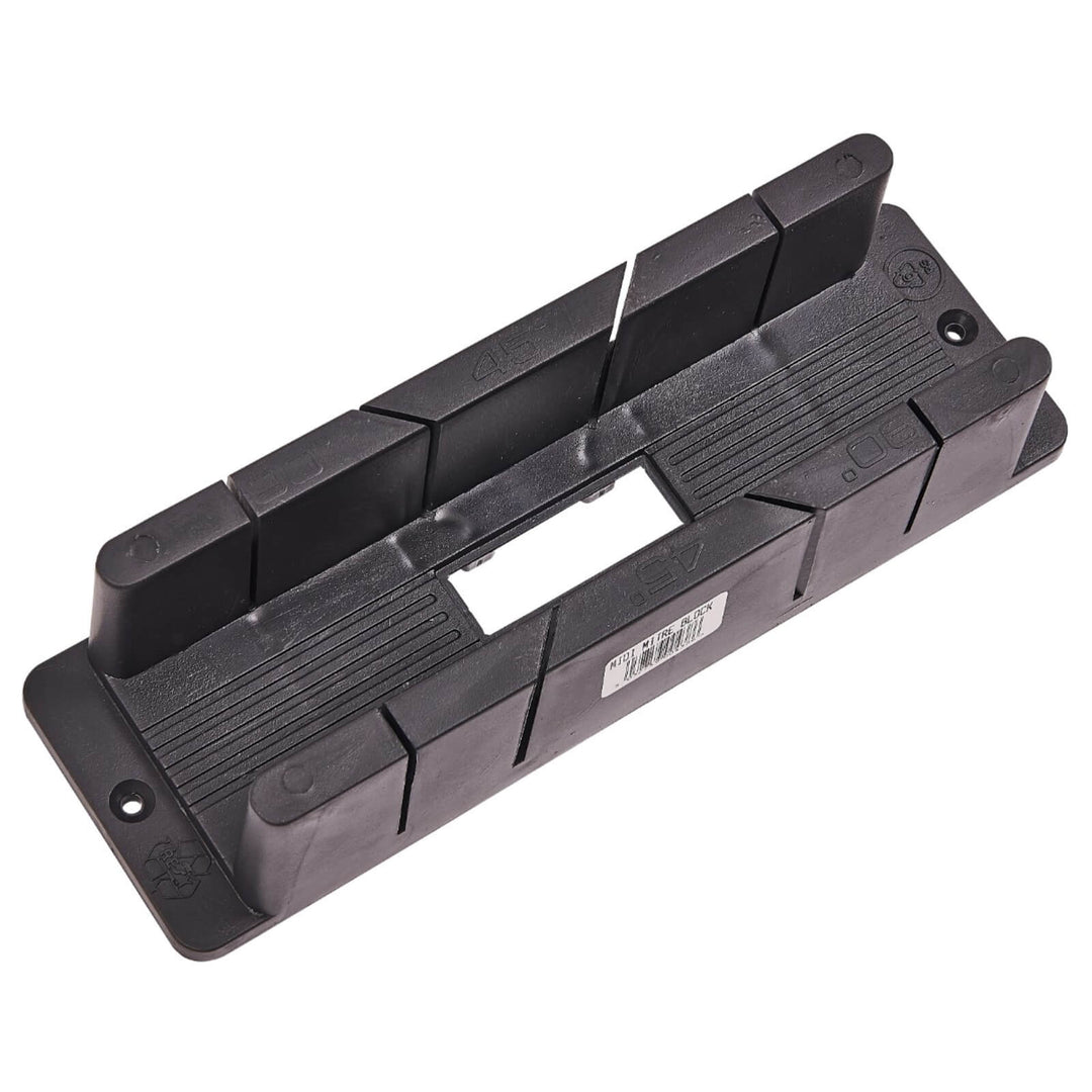 Amtech Mini/Midi Mitre Block Black Recycled Plastic Midi