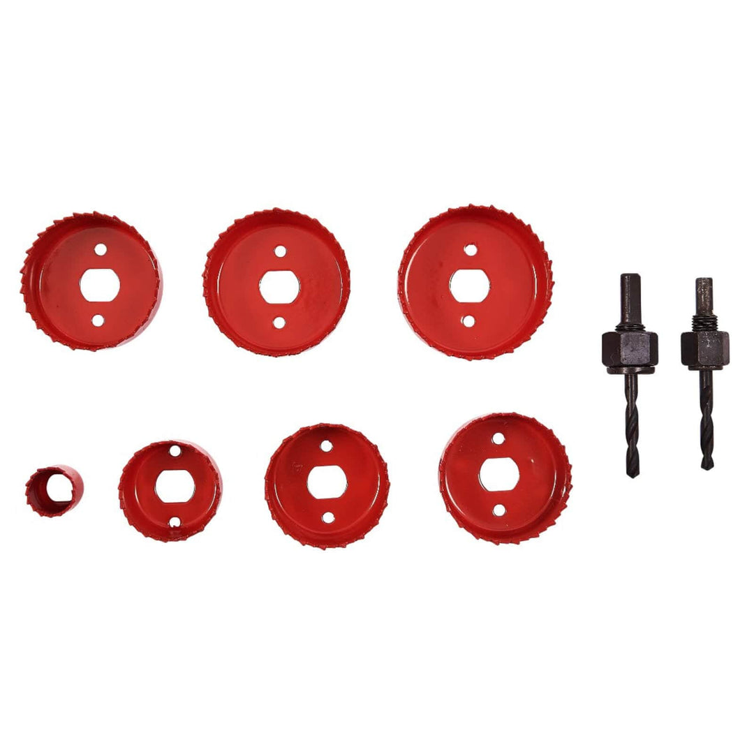 Amtech 9 Piece Heavy Duty Hole Saw Set