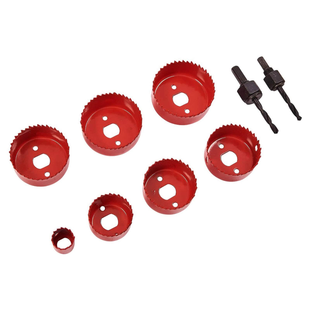 Amtech 9 Piece Heavy Duty Hole Saw Set