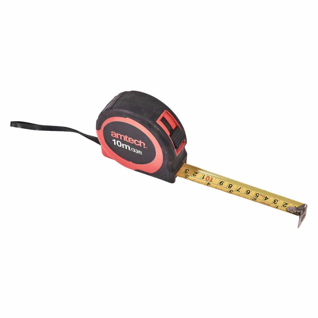 Amtech 10m x 25mm Measuring Tape With Auto Return