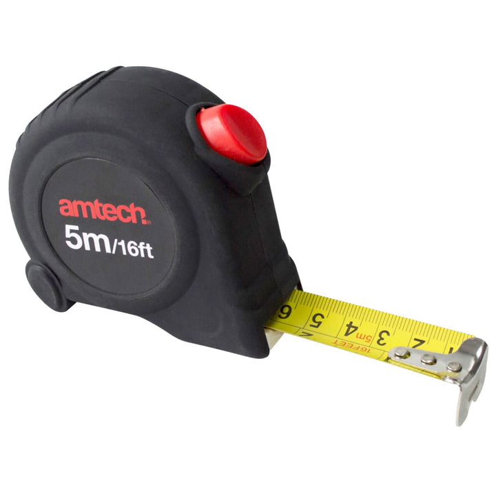 Amtech Self Locking Measuring Tape 5m 7.5m 5m