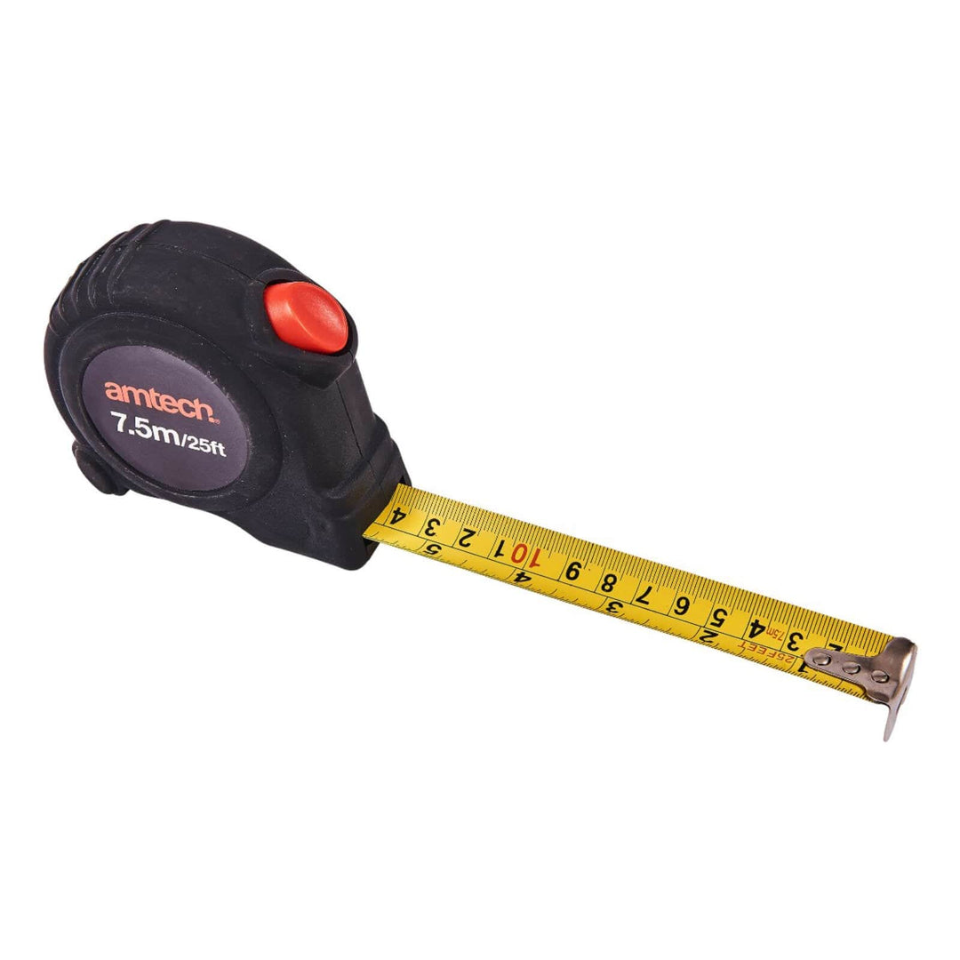 Amtech Self Locking Measuring Tape 5m 7.5m 7.5m