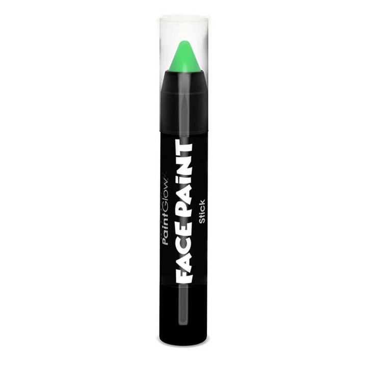 PaintGlow Face Paint Stick Body Art Colour Design 3.5g Bright Green