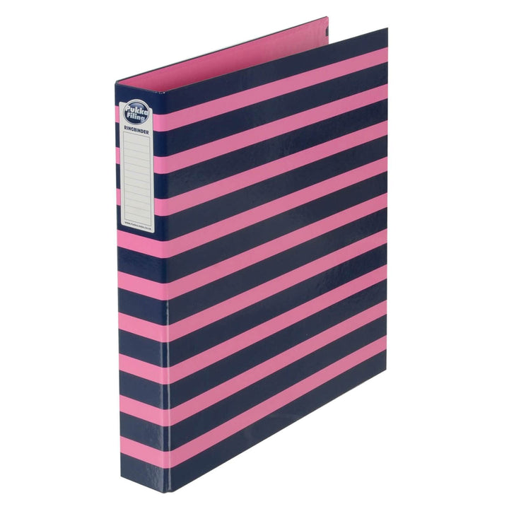 Pukka A4 Ring Binder Filing Folder Paper Index Charts Home Office Pink/Navy