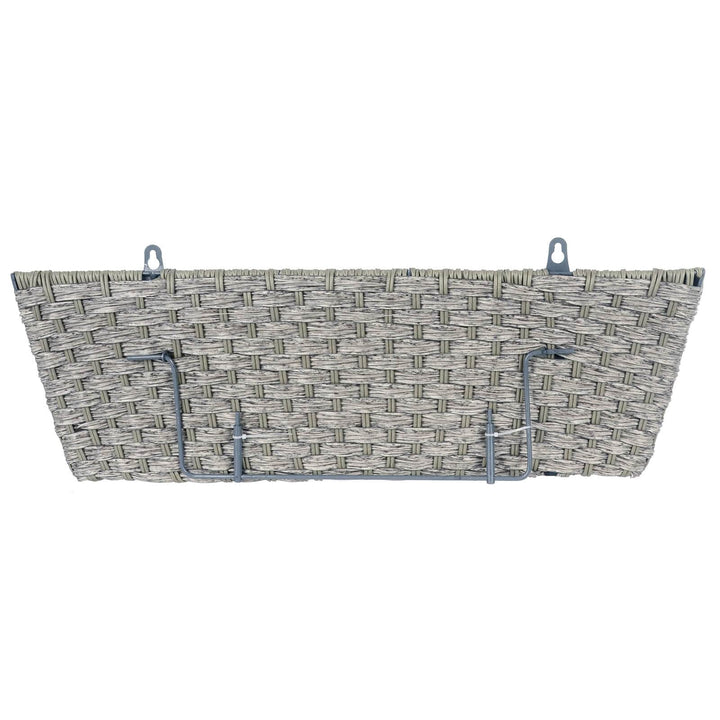 Mountain Grass Effect Grey Planter Basket Multi-Placement