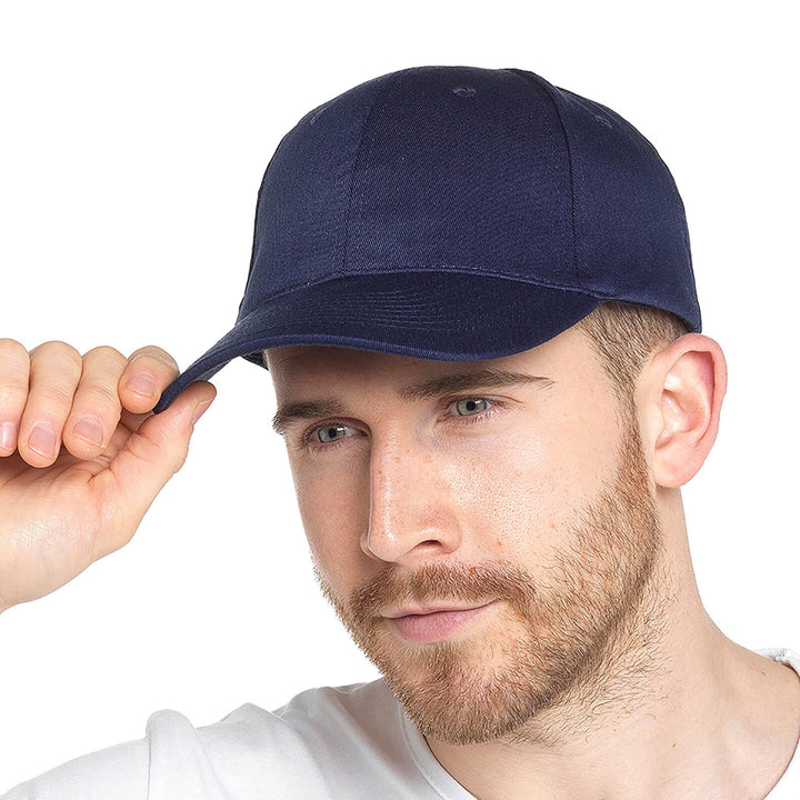 Mens Baseball Cap Plain Colour Summer Sports Golf One Size