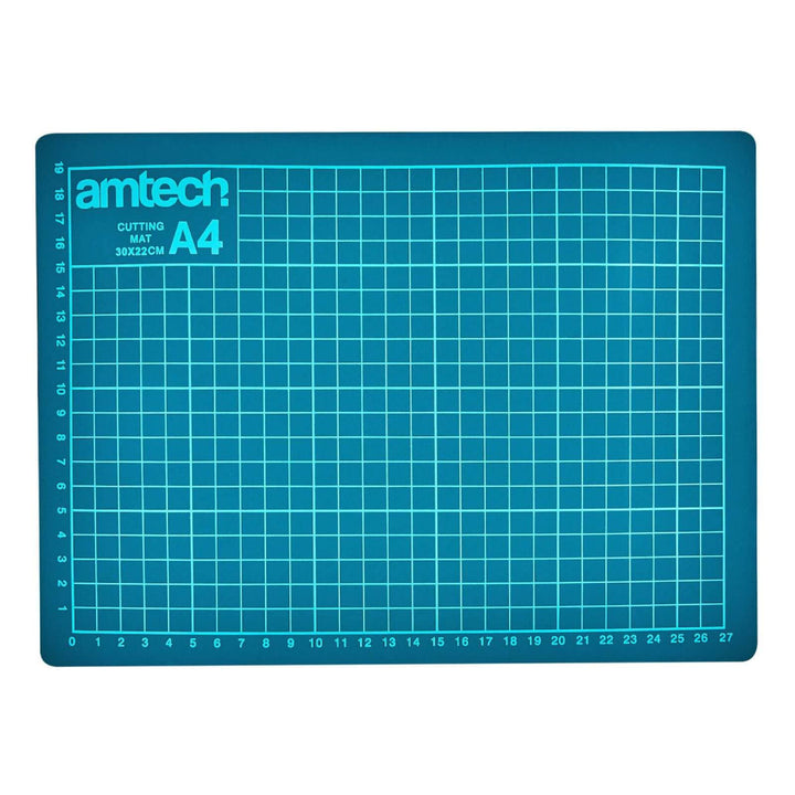 Amtech Non Slip Cutting Mat With Marking Guides A3 A4 A4