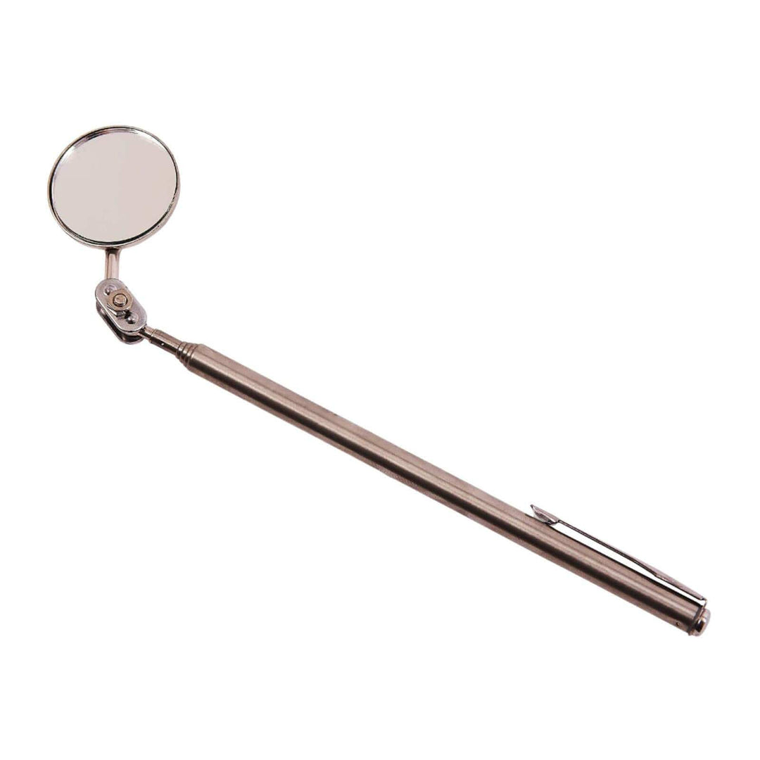 Amtech Telescopic Round Inspection Mirror 18"Chrome Finish