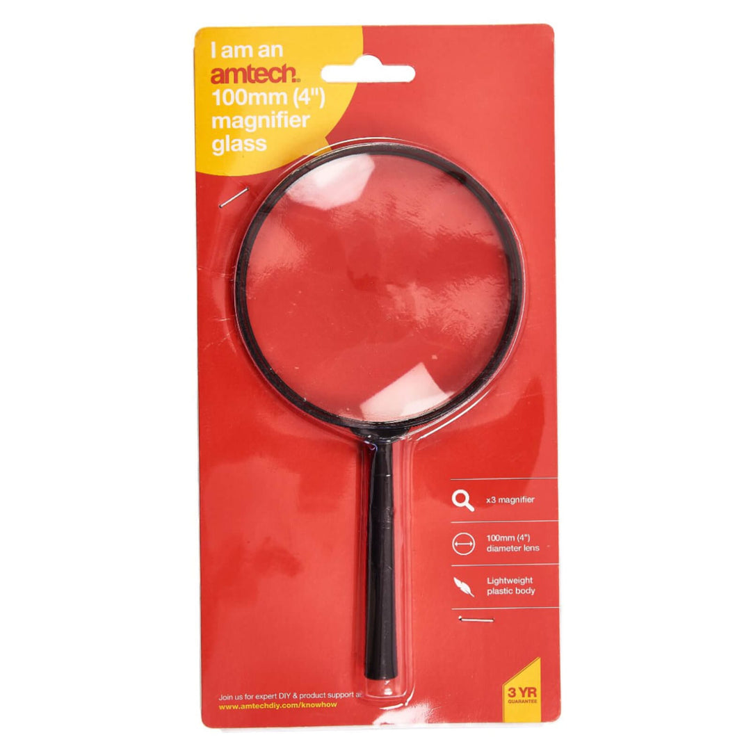 Amtech 100mm Magnifying Glass