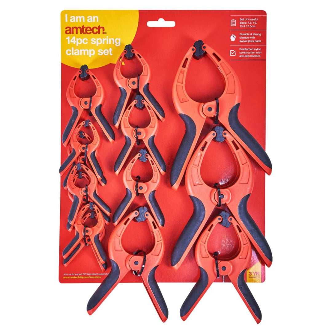 Amtech 14 Piece Spring Clamp Set