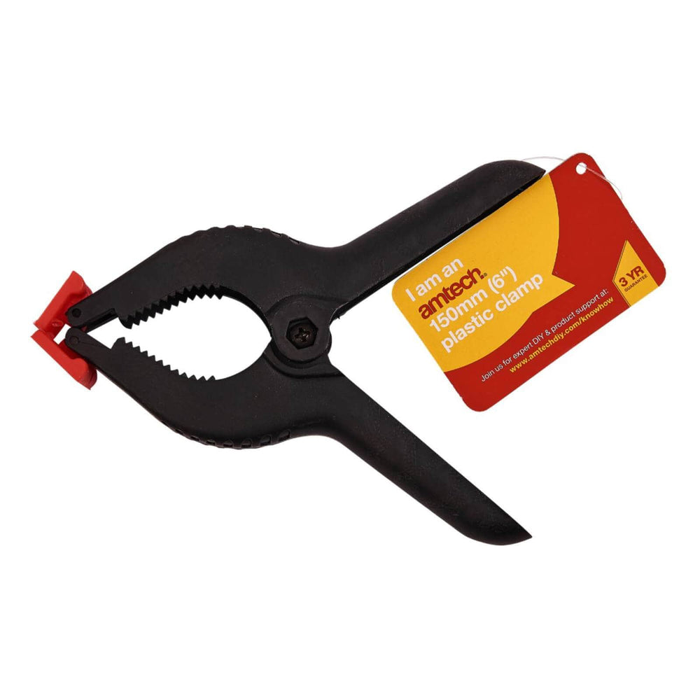 Amtech 6" Plastic Clamp 60mm Jaw Capacity