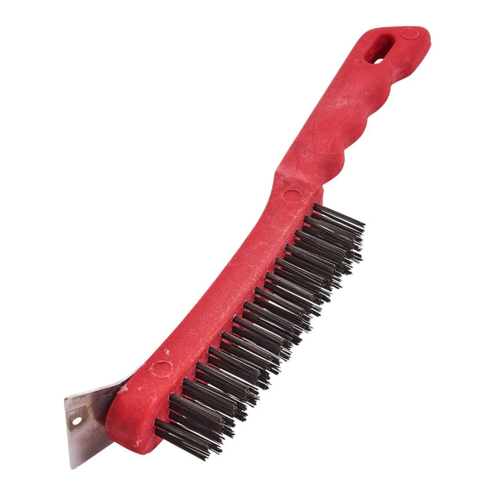 Amtech 4 Row Wire Brush And Scraper