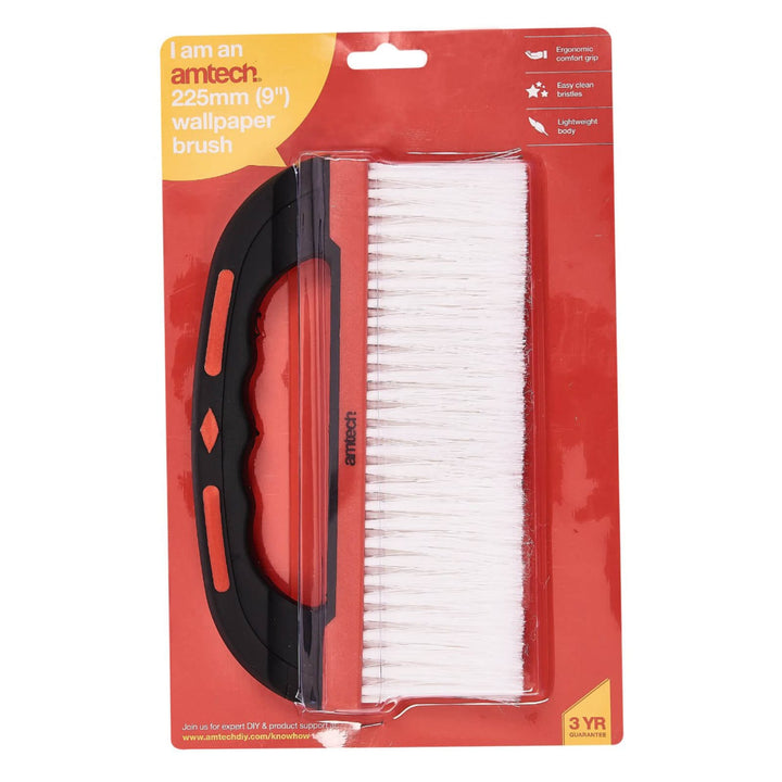 Amtech 9" Wallpaper Brush Comfort Grip