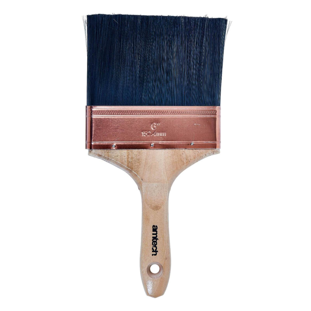 Amtech 6" Wall Paint Brush Interior/Exterior Wooden Handle