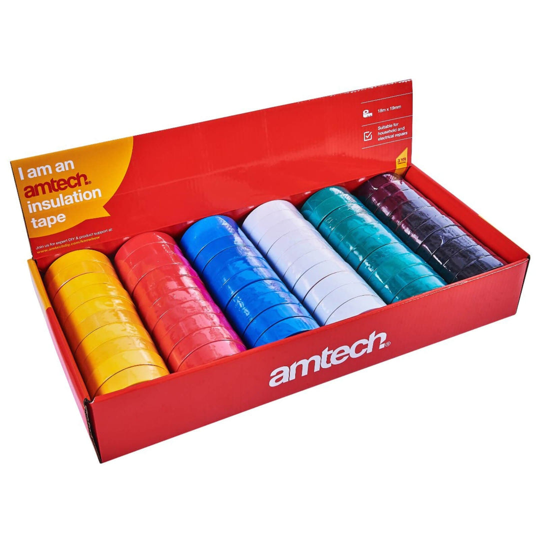 Amtech Electrical Insulation Tape Assorted Colours