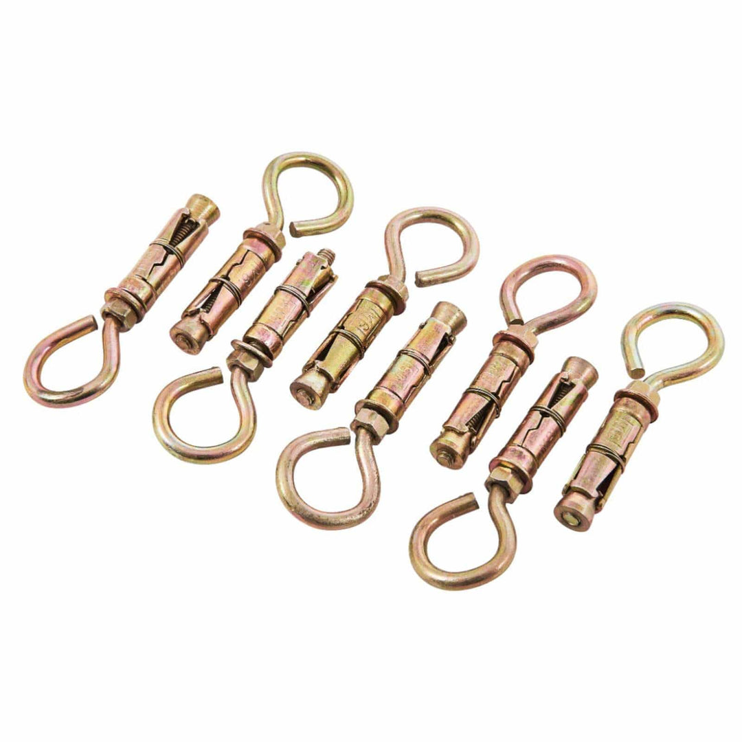 Amtech 8 Piece 6mm Closed Hook Bolt Set