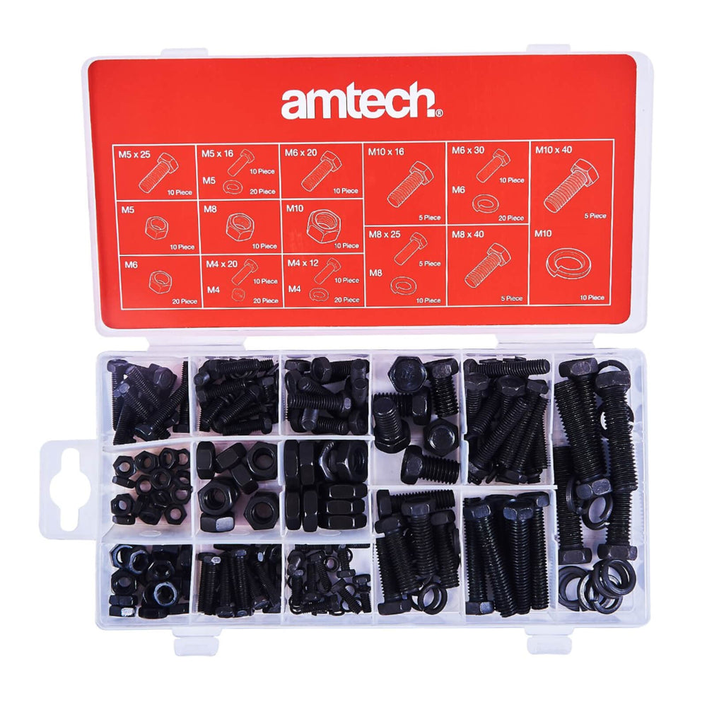 Amtech 240 Piece Nut & Bolt Assortment