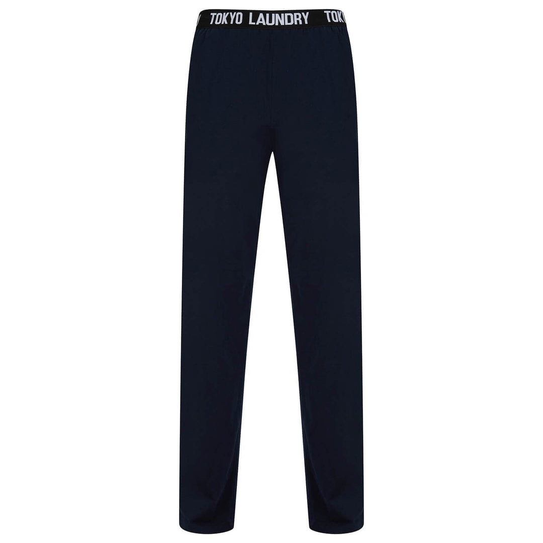 Mens Tokyo Laundry Lounge Pants Pyjama Bottoms Navy / S