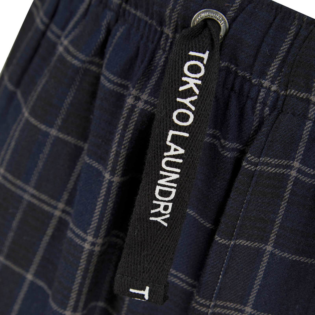 Mens Pyjama Trousers Lounge Pants Checked Cotton