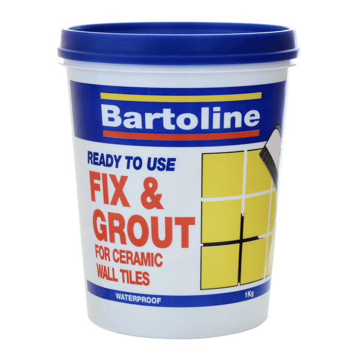 Bartoline Ready-To-Use Fix &amp; Grout For Ceramic Wall Tiles 1kg