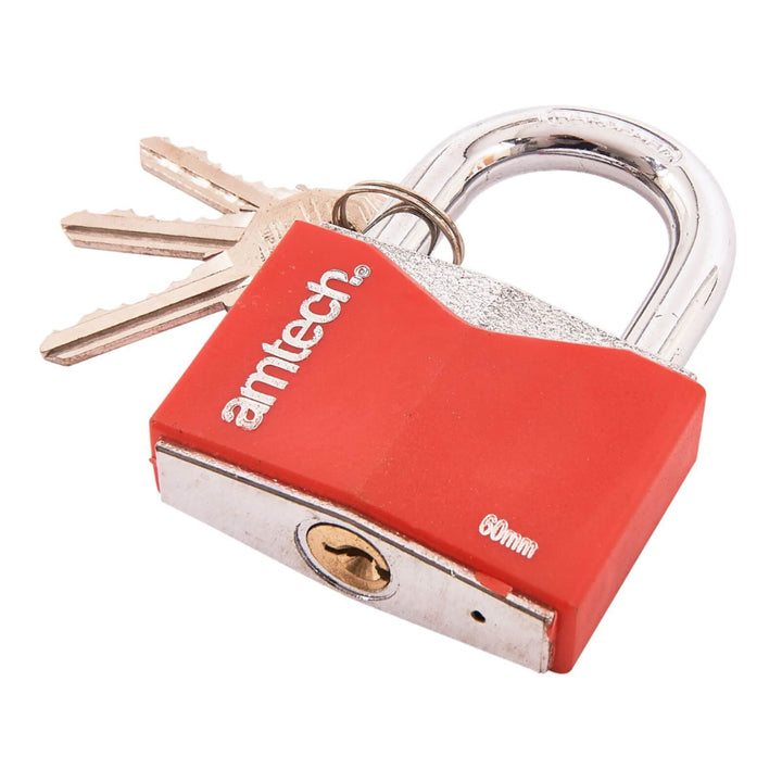 Amtech Chrome Plated Padlock 25mm-60mm 60mm