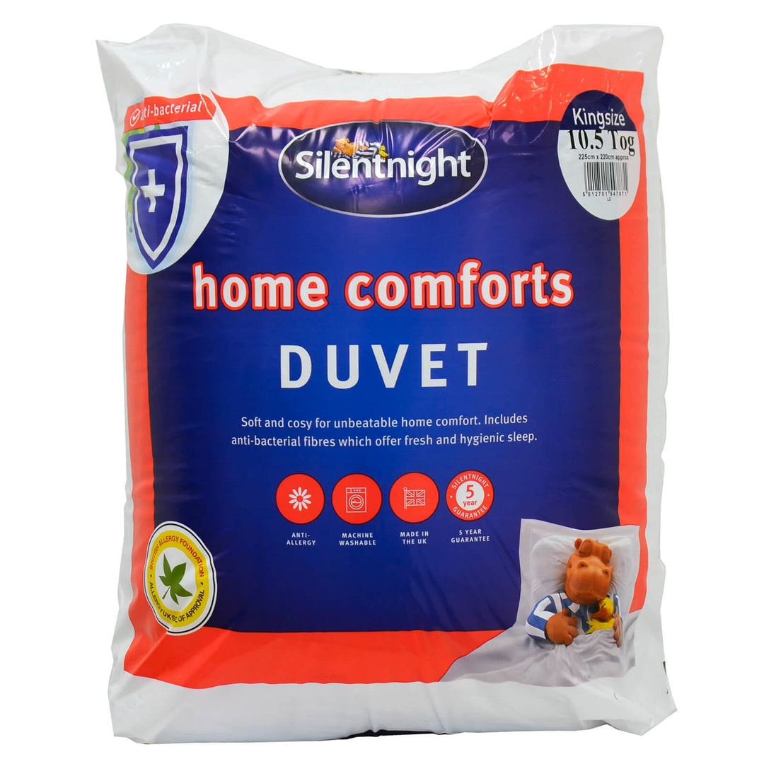 Silentnight Home Comforts Duvet Anti-Bacterial 10.5 Tog King