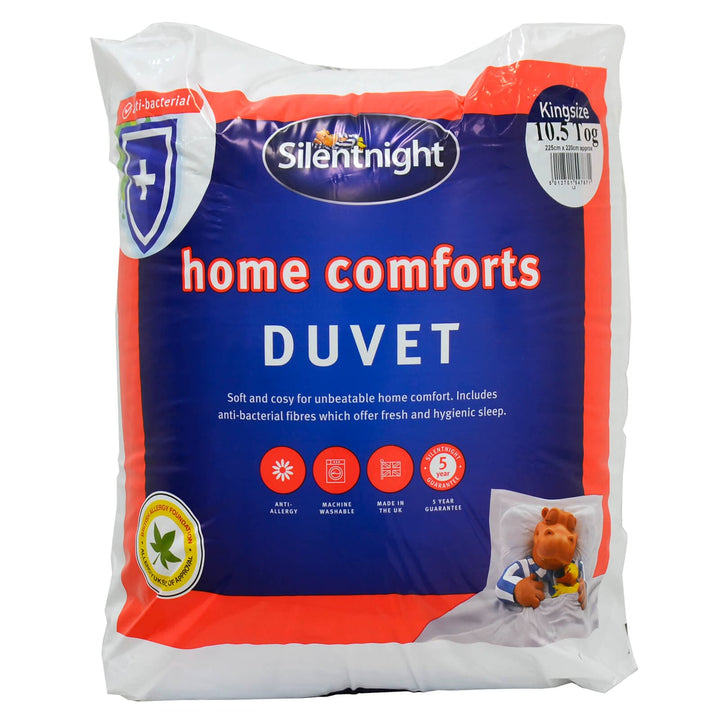 Silentnight Home Comforts Duvet Anti-Bacterial 10.5 Tog King