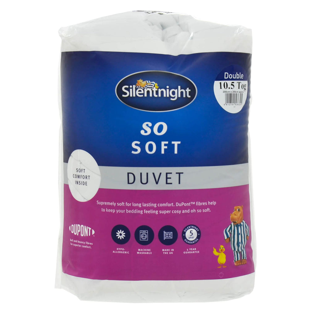 Silentnight So Soft Duvet Bouncy Comfort Quilt 10.5 Tog