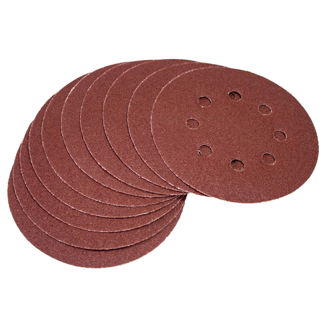 Amtech 125mm 10 Piece Circular Sanding Sheet Set