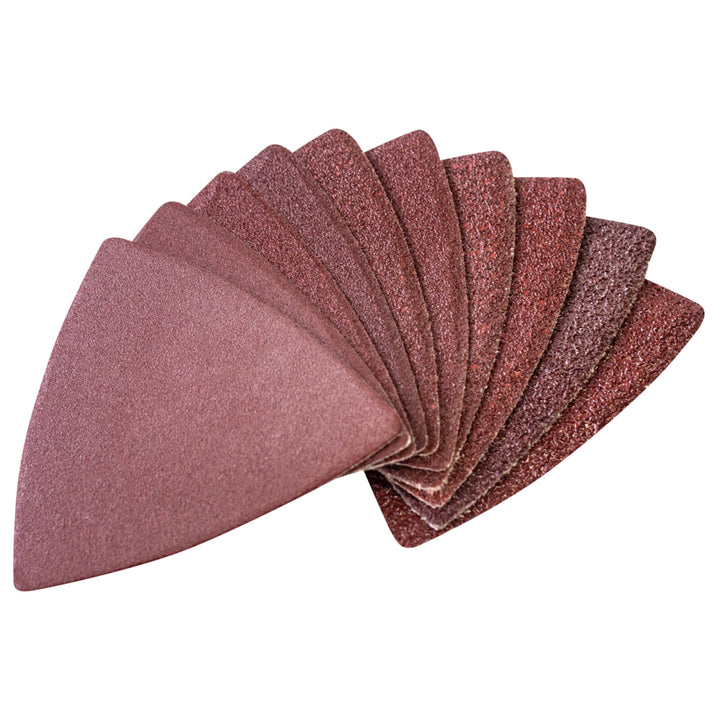 Amtech 10 Piece Aluminium Oxide Assorted Sanding Sheets Non-Perforated