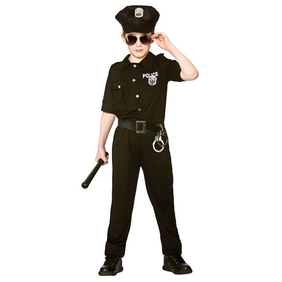 Boys New York Cop American Police Halloween Costume L (8-10 years)