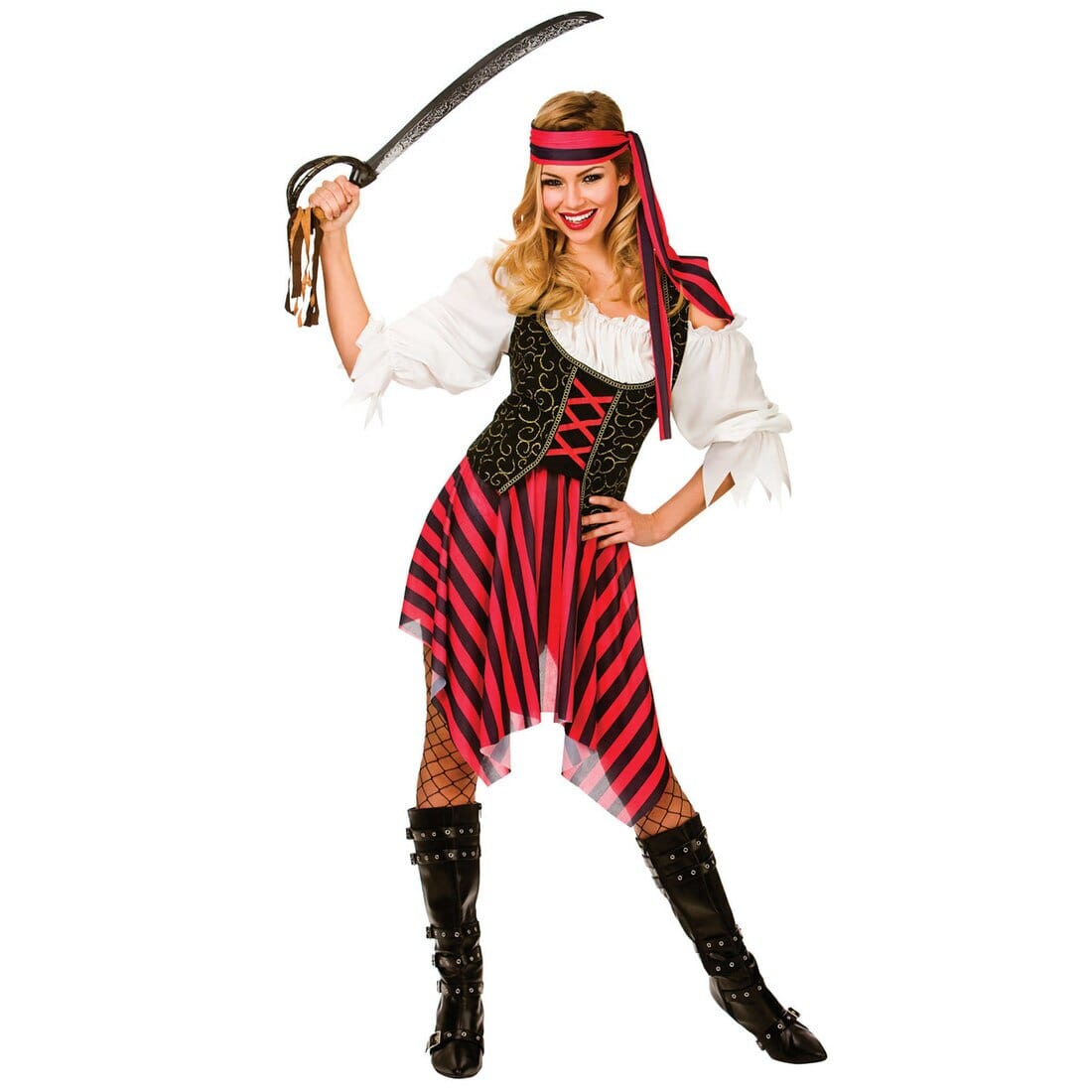 Déguisement enfant - ATOSA - Pirate - 3 ans+ - Rouge/Noir - Costume
