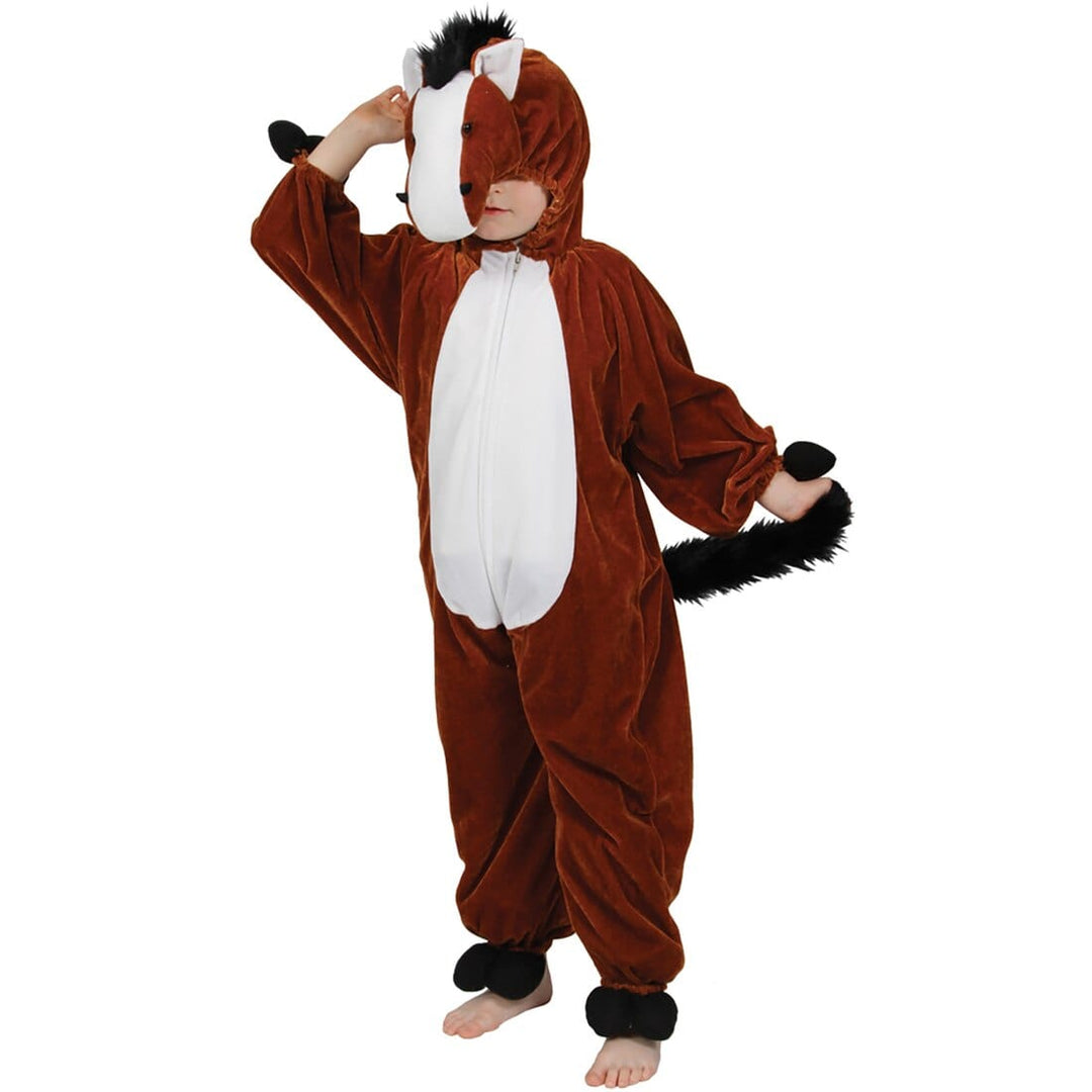 Kids Horse Pony Farm Animal Fancy Dress Halloween Party Costume L (7-8 years)
