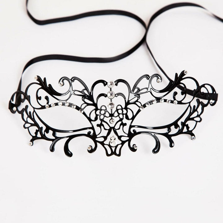 Adults Black Eyemask Fancy Dress party Accessory (F)