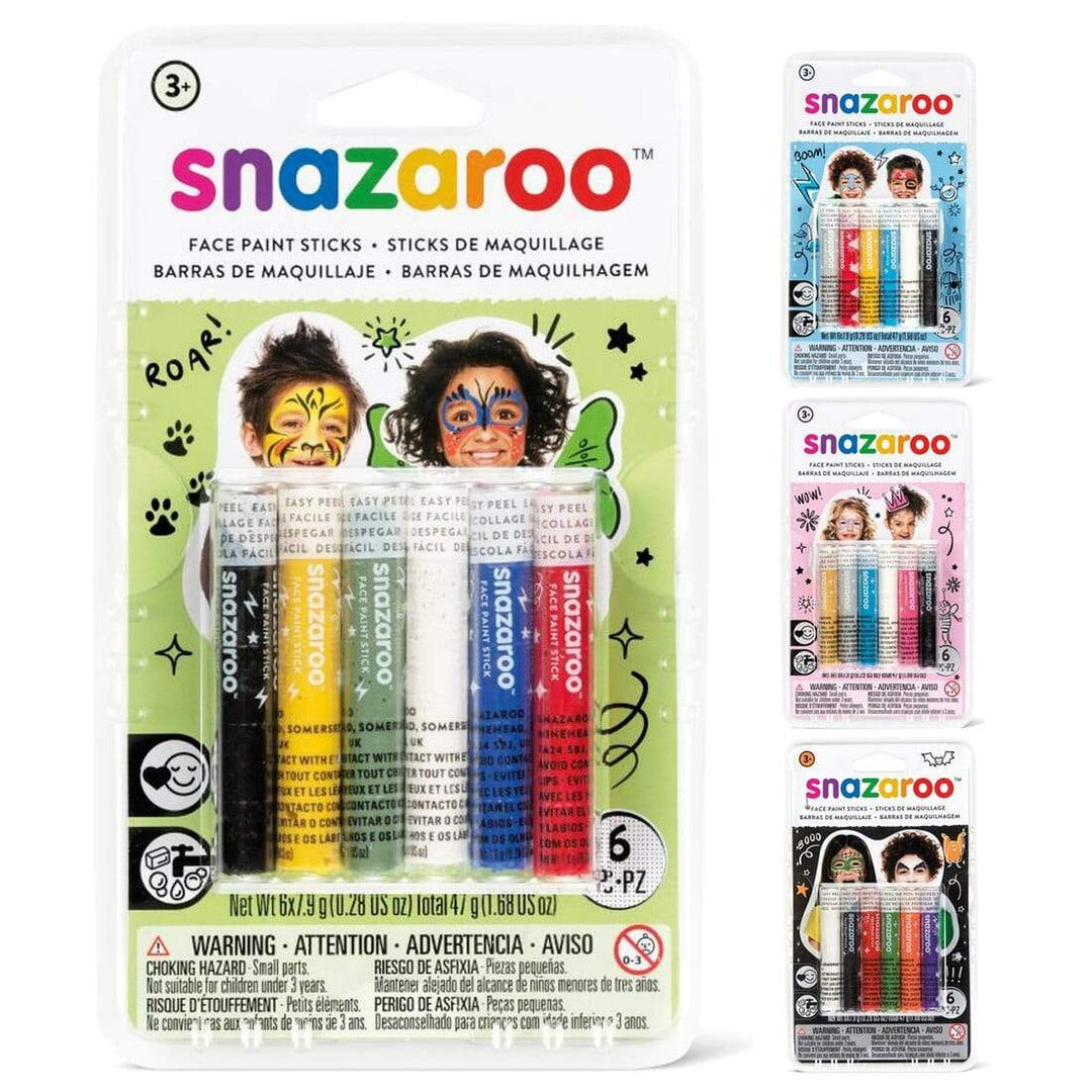 Snazaroo Face Painting Makeup Sticks Girls Boys Halloween