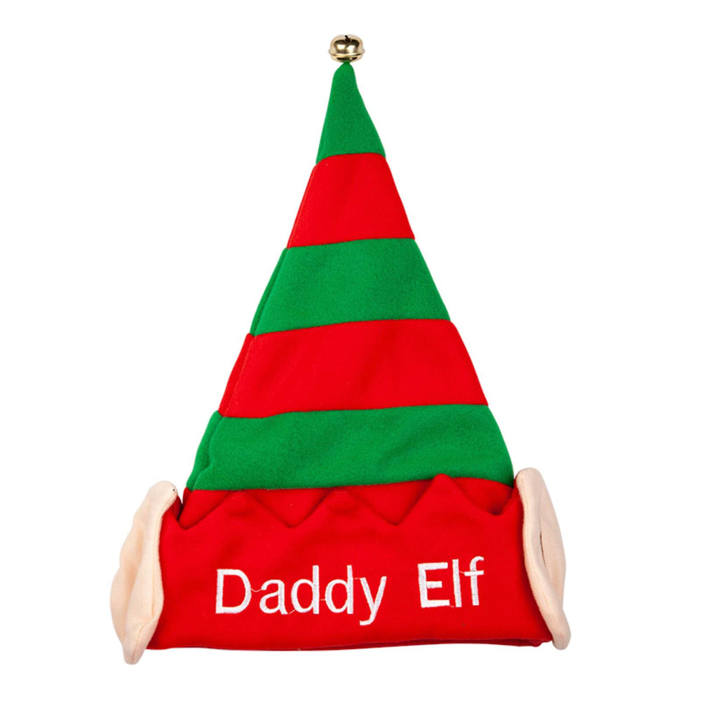 Adults Elf Hat Novelty Mummy Daddy Christmas Party Family Daddy