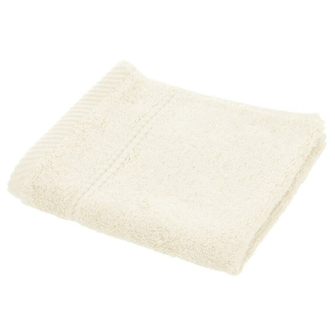 Bamboo Bliss Luxury 600gsm Bathroom Linen Range - Ivory Face Cloth