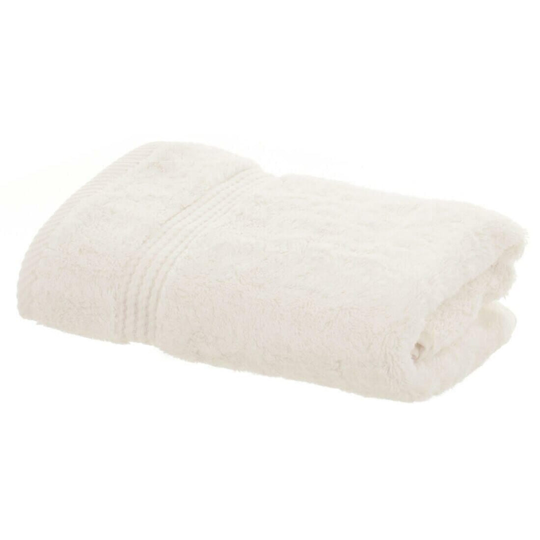 Bamboo Bliss Luxury 600gsm Bathroom Linen Range - Ivory Hand Towel