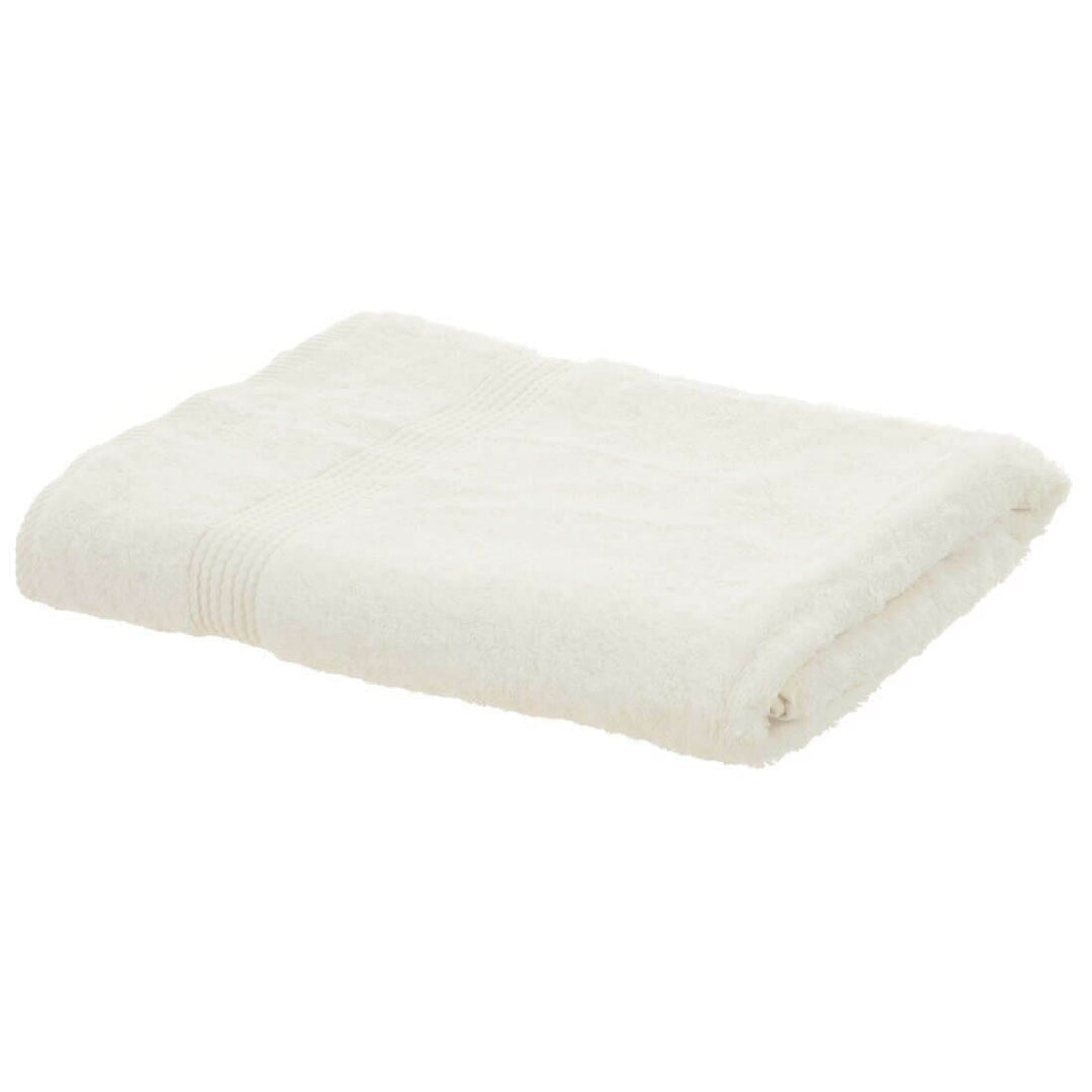 Bamboo Bliss Luxury 600gsm Bathroom Linen Range - Ivory Bath Sheet