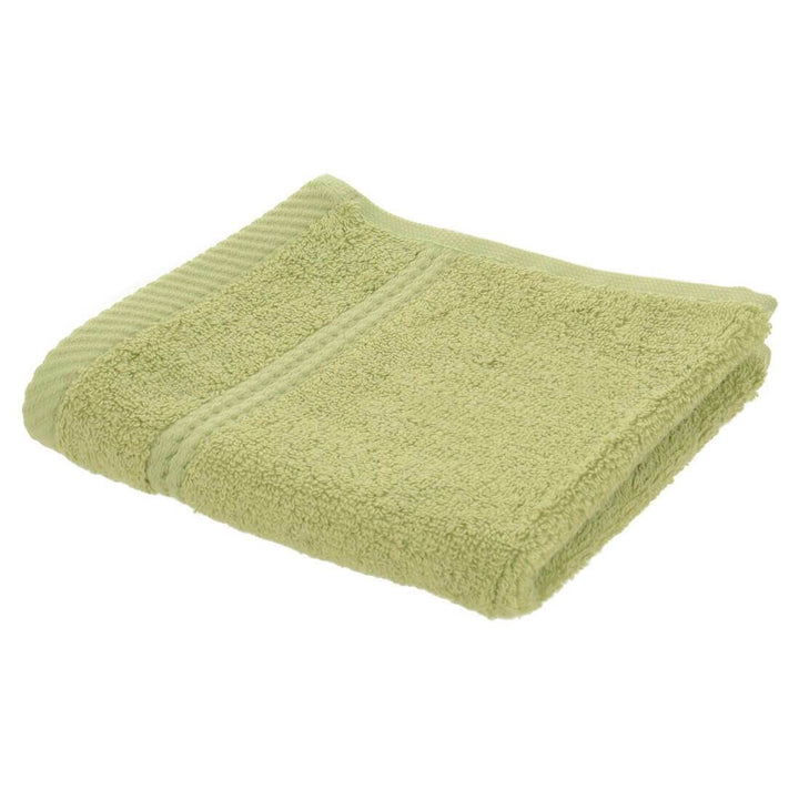 Bamboo Bliss Luxury 600gsm Bathroom Linen Range - Olive Green Face Cloth