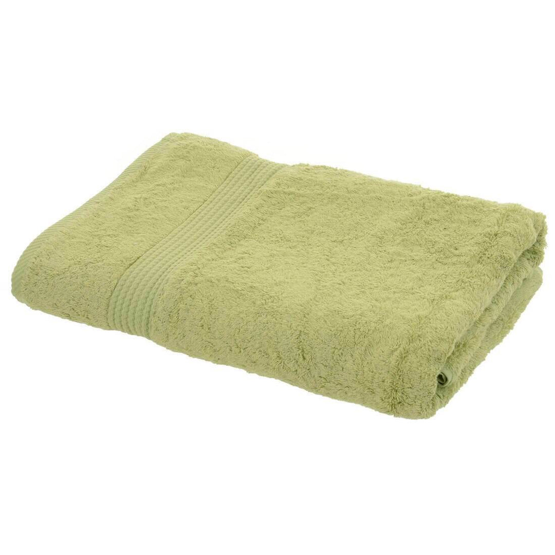 Bamboo Bliss Luxury 600gsm Bathroom Linen Range - Olive Green Bath Sheet