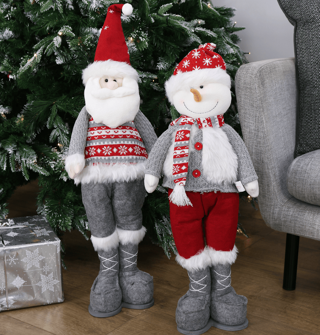 Novelty Christmas Standing Plush Xmas Decoration 66cm