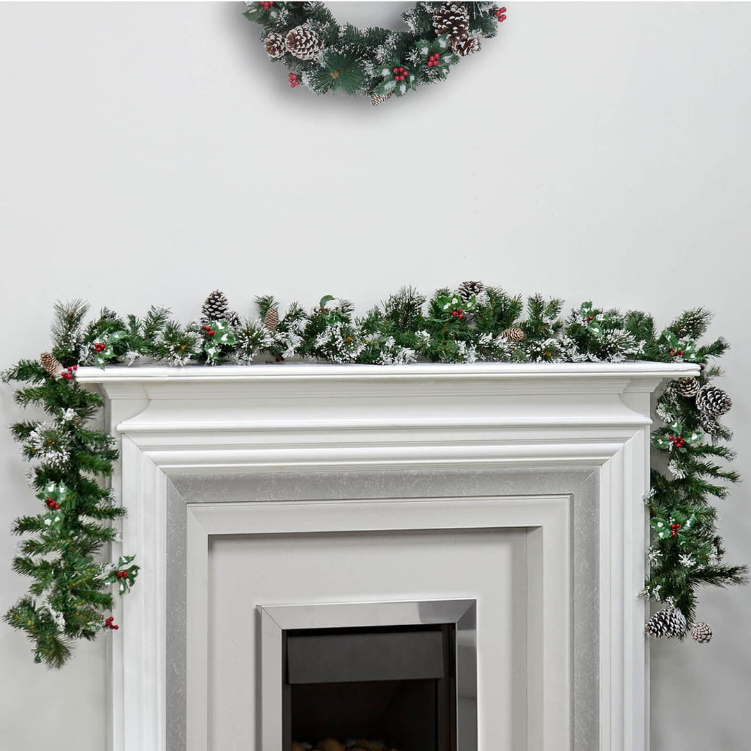 Luxury Decorated Christmas Indoor Garland 270cm (106")