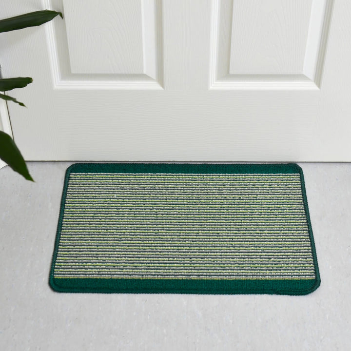 Striped Pattern Doormat 57 x 37 cm Assorted Colours